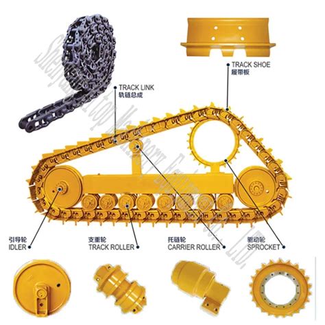 High Quality Excavator And Bulldozer Parts Undercarriage Parts Track