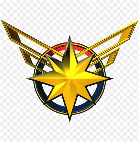 3d Logo Png Captain Marvel Logo Png Image With Transparent Background