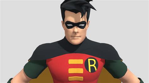 Batman Arkham City Robin Animated 3d Model