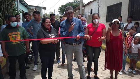 Inauguran calles adoquinadas en la Colonia San Sebastián de Diriamba