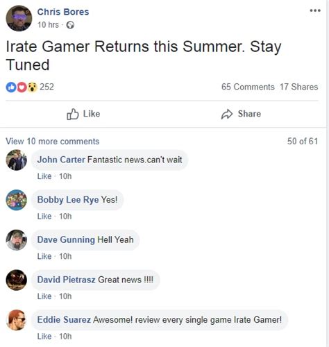 Irate Gamer Sucks April 2019