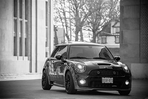 90 Black And White Mini Cooper Stock Photos Pictures And Royalty Free