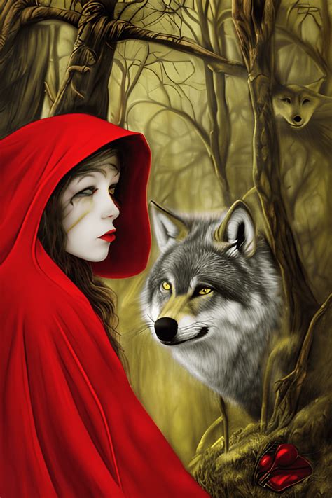 Little Red Riding Hood Reimagined · Creative Fabrica