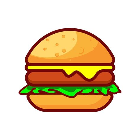 Hamburguesa Vector Premium