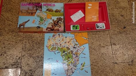 Antiguo Juego Safari Por Africa De Didacta Años Comprar Juegos De