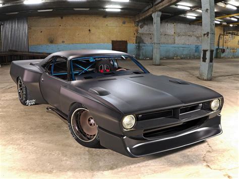 Virtual Cuda Has The Full Carbon Widebody And Supercharged Hemi