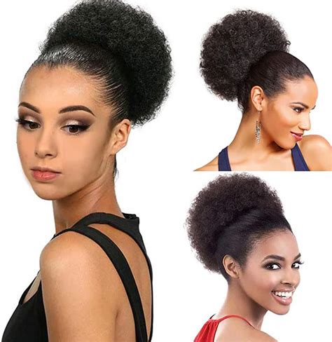 Amazon Com Afro Puff Drawstring Ponytail