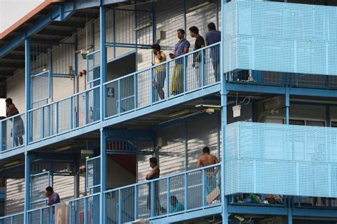 Weekends are usually calm as most of the. Singapore: Over 20,000 migrant workers in quarantine must ...