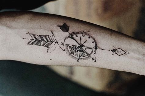 Creative Compass Tattoo Designs For Men Amazing Tattoo Ideas My Xxx Hot Girl