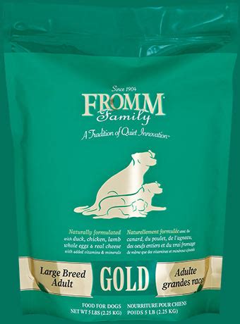 You have a large breed puppy and don't know what to feed them? Fromm Gold Large Breed Adult - The Pet Palace