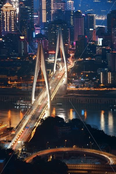 Chongqing Bridge Night Songquan Photography