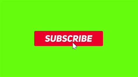 Youtube Subscribers Green Screen Youtube Subscribe Button And Bell