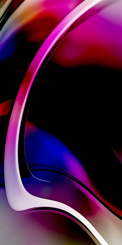 1080x2160 Fractal Purple Blue Shapes 4k One Plus 5thonor 7xhonor View