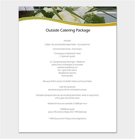 A professional business plan is essential for any new company to obtain funding. Catering Business Plan Template - 11+ For (Word Doc, PDF ...