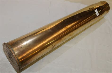 Extremely Large 37inch 1940s Brass Artillery Shell Casing