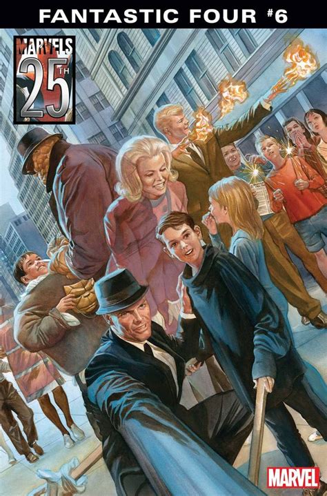 Fantastic Four 6 Marvels 80th Anniversary Variant Alex Ross Art