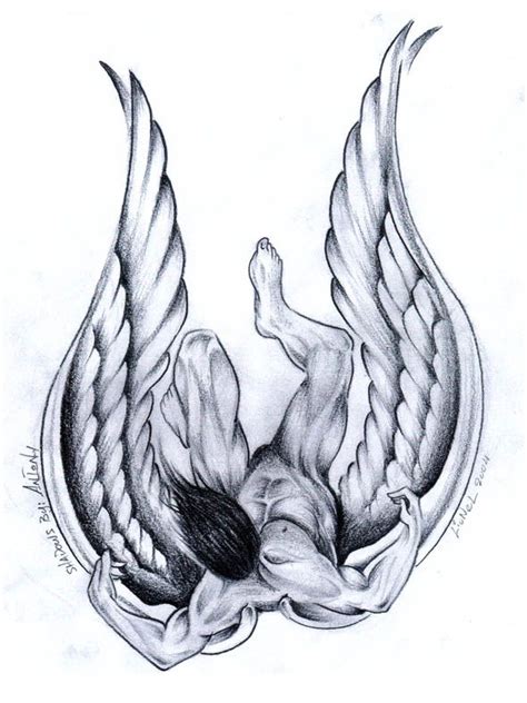 Falling Angel By Lionel K On Deviantart Cool Arm Tattoos Fallen