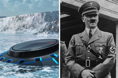 Secret Nazi Ufo In Antarctica Ice Proven By Nasa Photos Shock Claims Daily Star