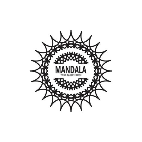 Mandala Logo Design Vector Illustration 7255057 Vector Art At Vecteezy