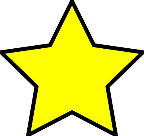Clipart Yellow Star