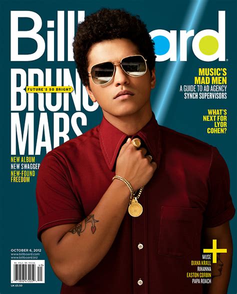 Hot Shot Bruno Mars Super Sharp Billboard Cover That Grape Juice