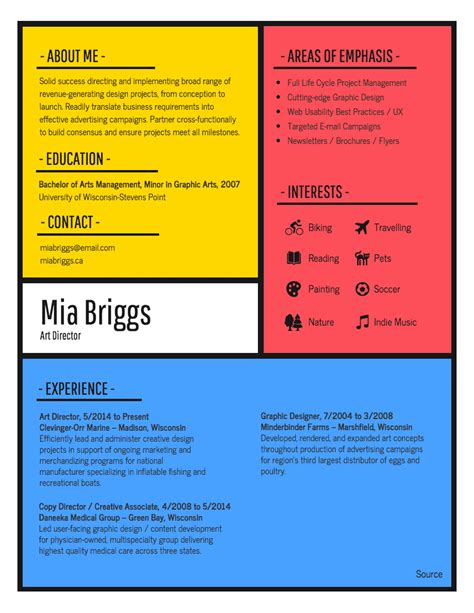 Infographic Resume Template Venngage