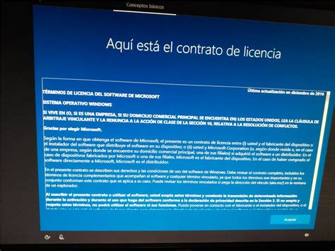 Windows No Puedo Aceptar El Contrato De Licencia Microsoft Community