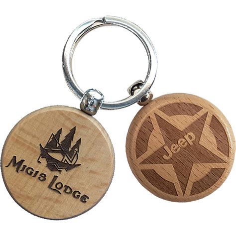 Wood Keychains Circle Wdky Bcg Creations