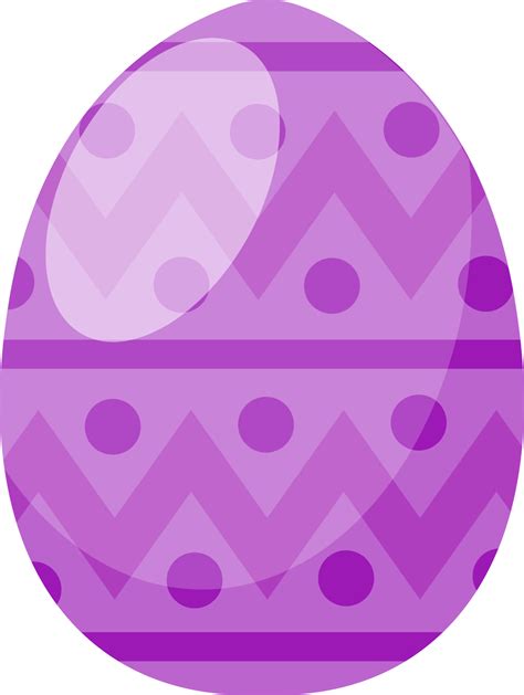 Purple Easter Egg PNG