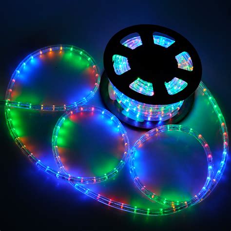 50 Led Rope Light Flex 2 Wire Outdoor Holiday Décor