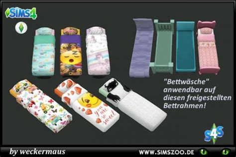 Blackys Sims 4 Zoo Beddings For Kids By Weckermaus • Sims 4 Downloads