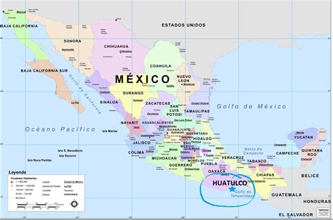 Where Is Huatulco Mexico On The Map