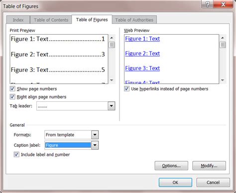 How To Create A List Of Figures In Ms Word 2010 Technical