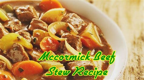 beef stew crock pot recipe mccormick