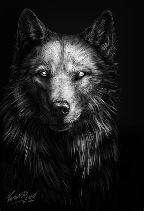 Tons of awesome wolf art wallpapers to download for free. Walking at night by WolfRoad on DeviantArt