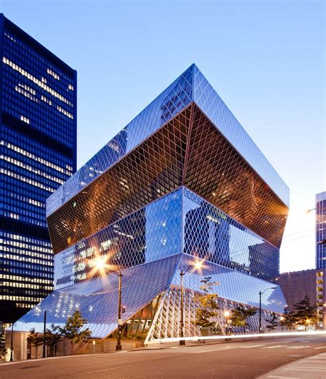 Seattle Public Library Oma Rem Koolhaas Library Architecture