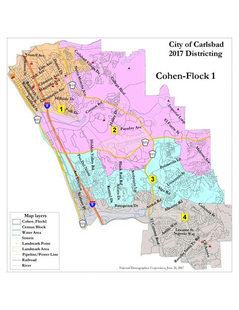 City Of Carlsbad New District Boundaries Chosen The Vista Press The