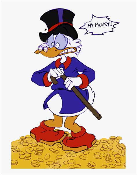 Scrooge Mcduck Cartoon Character Hd Png Download Kindpng