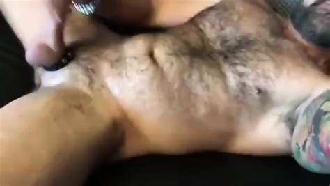 Hot Hairy Muscle Daddy Jerks Off And Cums