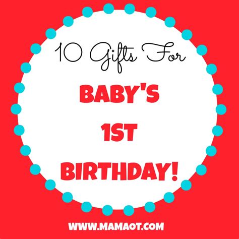 These gift ideas are perfect for a 1 year old. 10 Gifts for Baby's 1st Birthday!