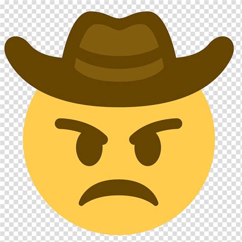 Free Download Happy Face Emoji Cowboy Discord Emoticon Smiley