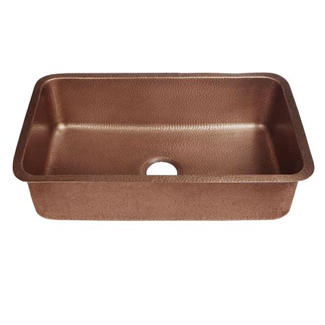 Msi undermount stainless steel 32 in 0 hole double bowl kitchen sink with grids and strainer. SINKOLOGY Orwell Undermount Handmade Solid Copper 30 in ...