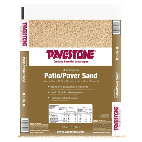 Pavestone 05 Cu Ft Paver Sand 98000 The Home Depot