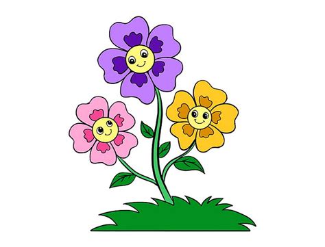 Gambar Bunga Dan Kartun Gambar Bunga