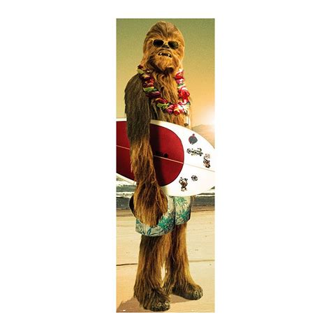 Star Wars Poster Chewbacca Surfin Posters Format Paysage Commandez