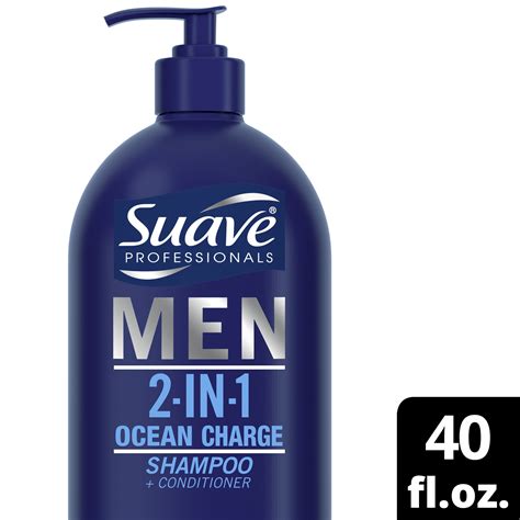 Suave Men Moisturizing 2 In 1 Shampoo Plus Conditioner 40 Fl Oz