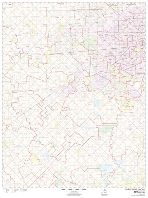 Fort Bend Zip Code Map Texas Fort Bend County Zip Codes