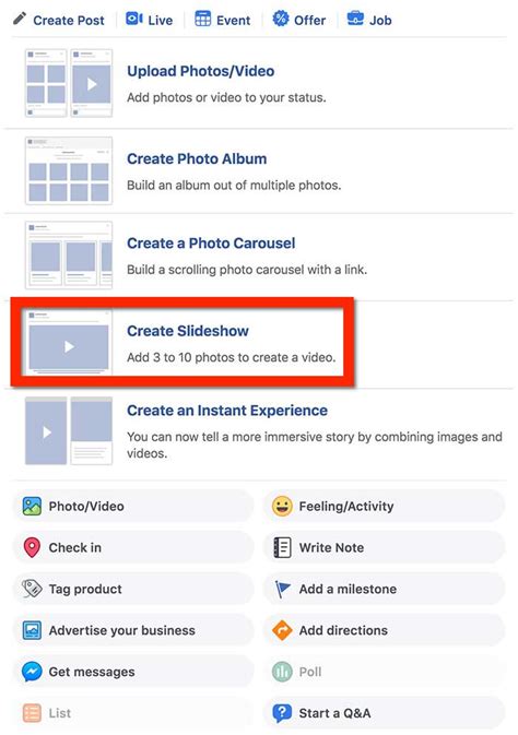 How To Make A Slideshow On Facebook With Music