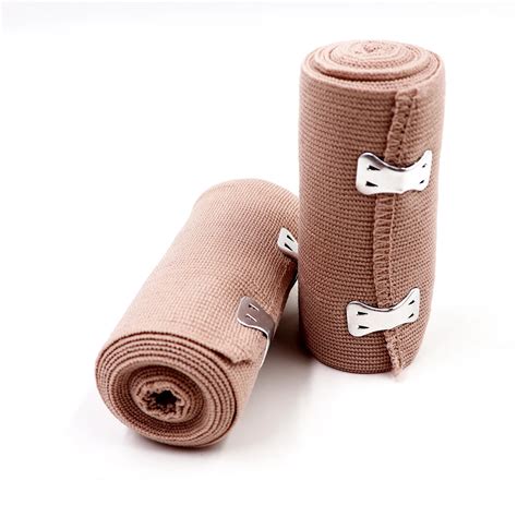 Bearhoho Medical Elastic Bandage 4 Inch Compression Wrap With Clips