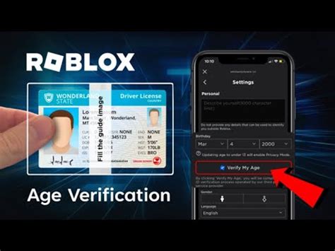 How To Verify Your Age With Id Roblox Tutorial Youtube
